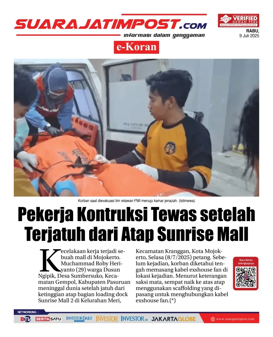 eKoran, Edisi Rabu, 9 Juli 2025