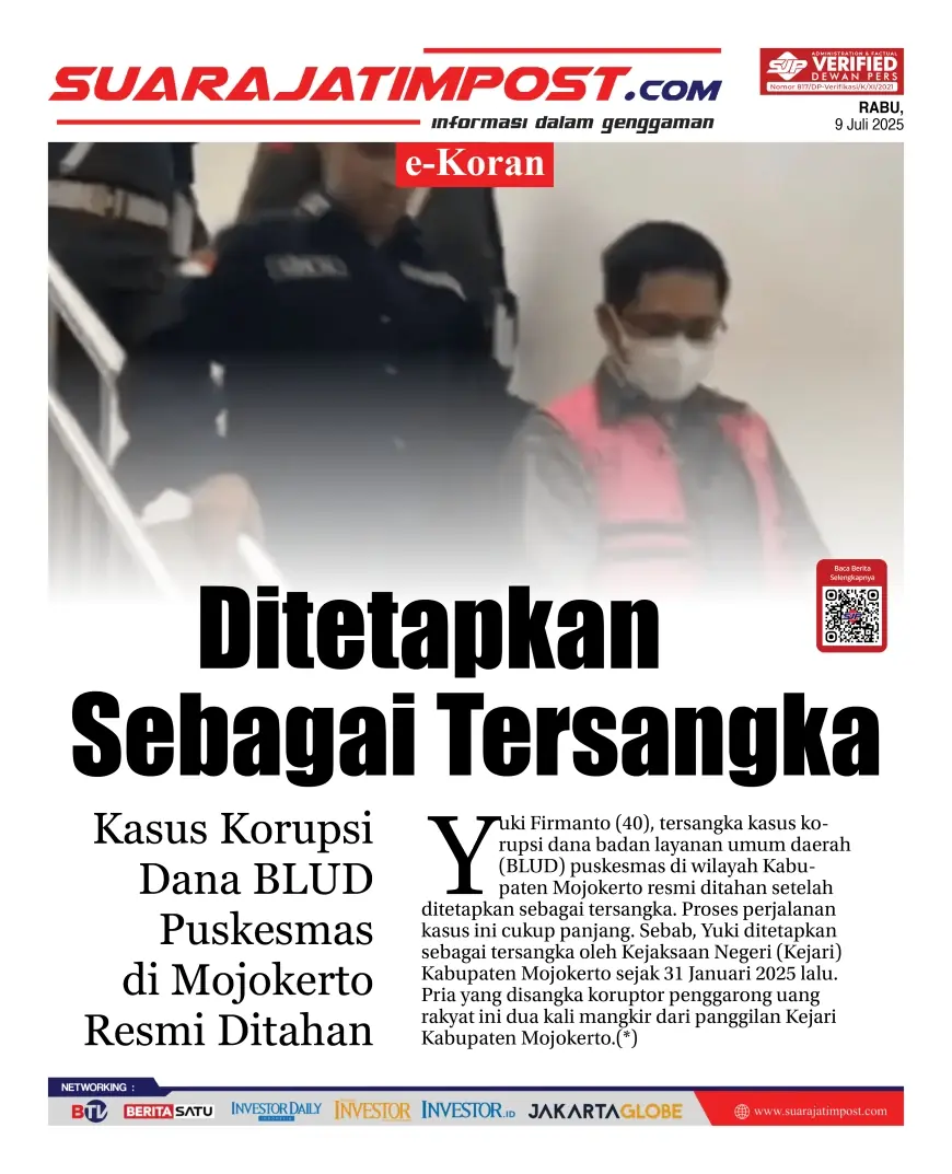 eKoran, Edisi Rabu, 9 Juli 2025