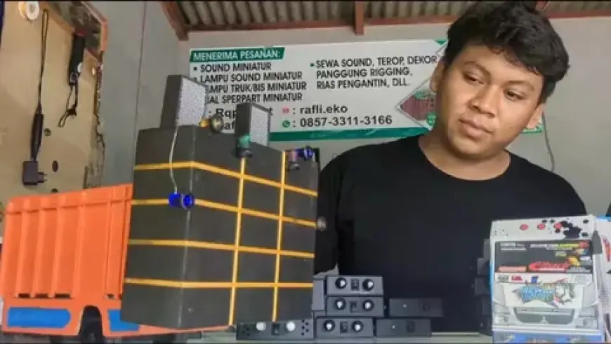 Di Tengah Polemik Fatwa Haram, Perajin Miniatur Sound Horeg di Madiun Banjir Pesanan