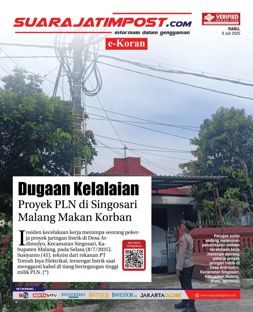 eKoran, Edisi Rabu, 9 Juli 2025