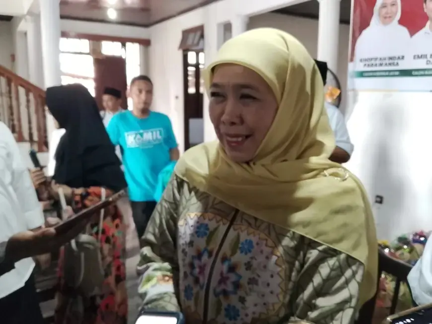 Datang Diam-Diam, Khofifah Diperiksa KPK soal Hibah Pokmas di Polda Jatim