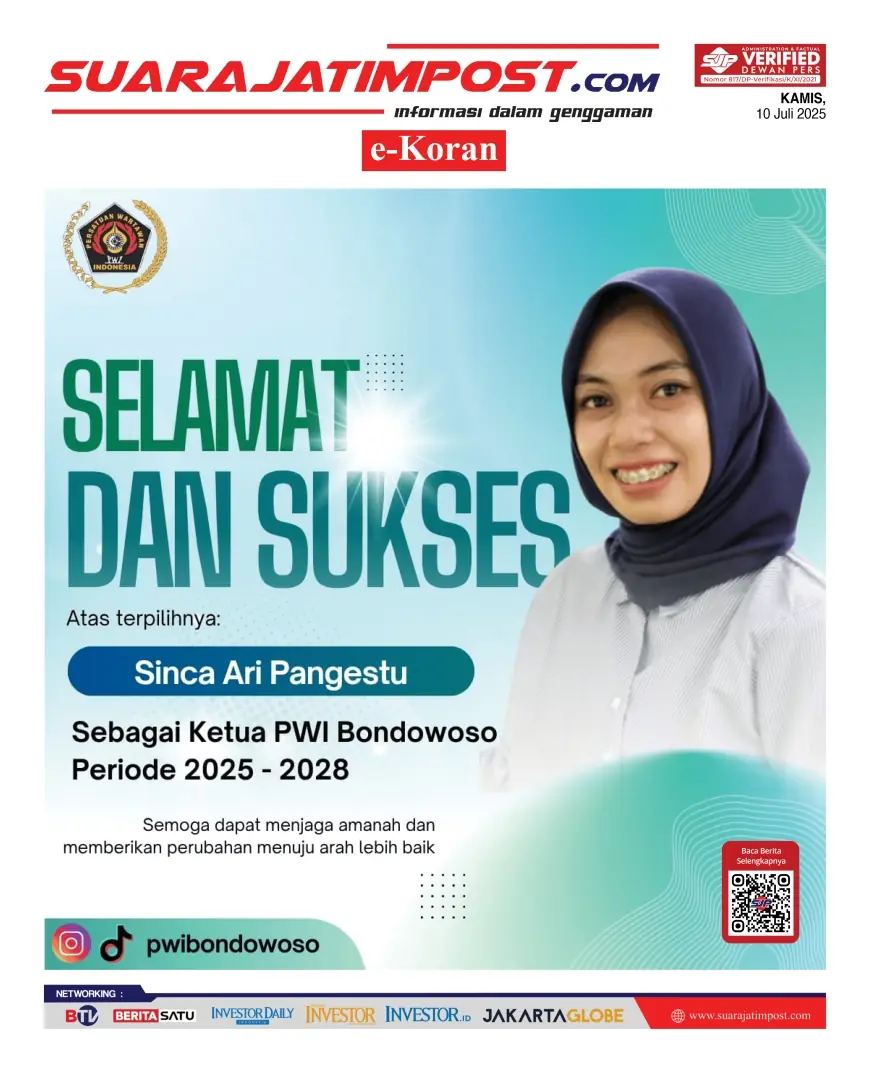 eKoran, Edisi Kamis, 10 Juli 2025