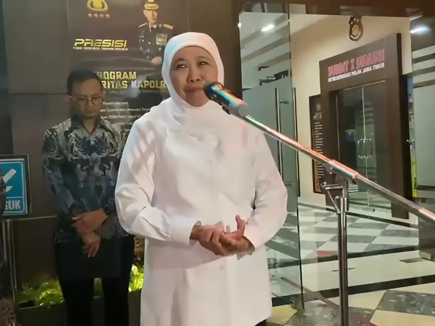 8 Jam Diperiksa KPK di Polda Jatim, Khofifah: Penyaluran Dana Hibah sudah Sesuai