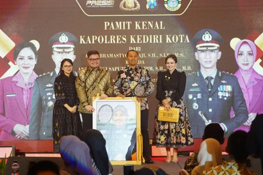 Wujudkan Keamanan di Kabupaten Kediri, Mas Dhito Bangun Sinergitas dengan Dua Kapolres Baru