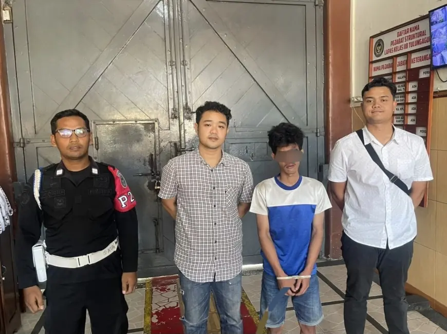 Dua Remaja Pencuri Gabah di Desa Tanggung Tulungagung Ditangkap Warga