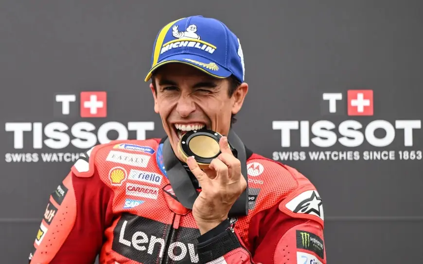 Marc Marquez Terlalu Tangguh di Lintasan Basah dalam Sprint MotoGP Sachsenring Jerman