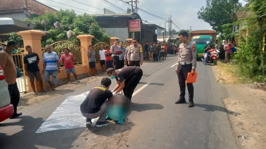 Kecelakaan Beruntun di Jalan Raya Desa Junjung Tulungagung, Satu Orang Tewas