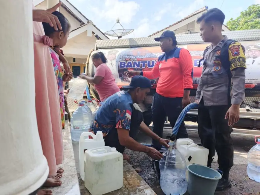 BPBD Bondowoso Terus Salurkan Bantuan Air Bersih ke Desa Terdampak Kekeringan