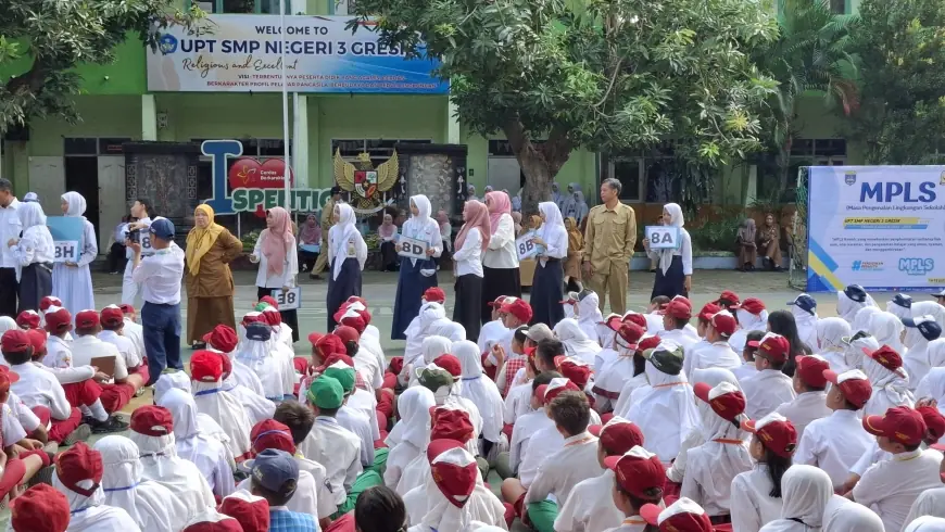 Kegiatan MPLS di Gresik Diisi Sosialisasi tentang Bahaya Narkoba dan Judol
