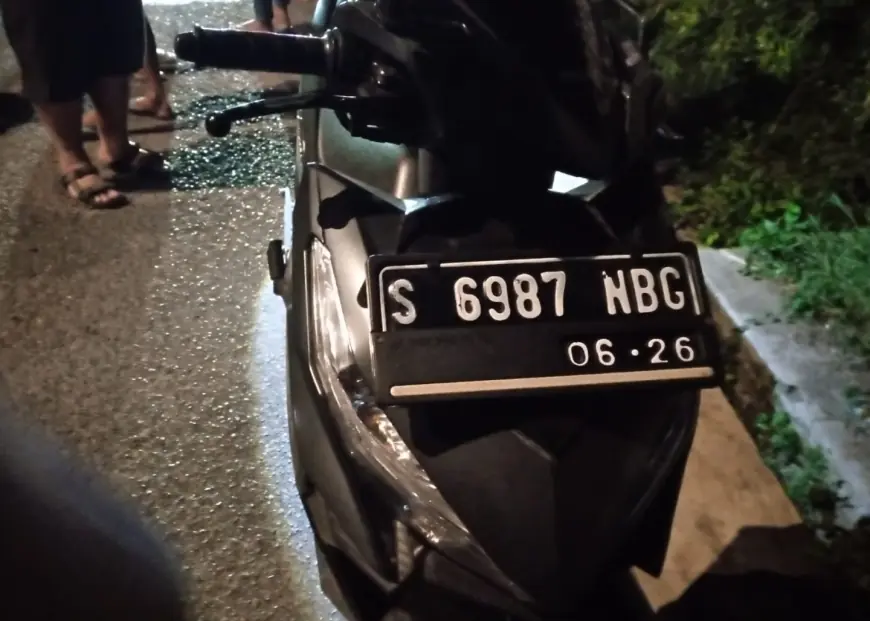 Pemotor Asal Gresik Tewas Usai Terjatuh dari Sepeda Motor di Jombang