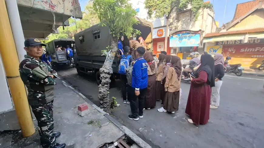 SMA NU 1 Gresik Libatkan TNI dalam MPLS, Fokus Pembentukan Karakter Anak