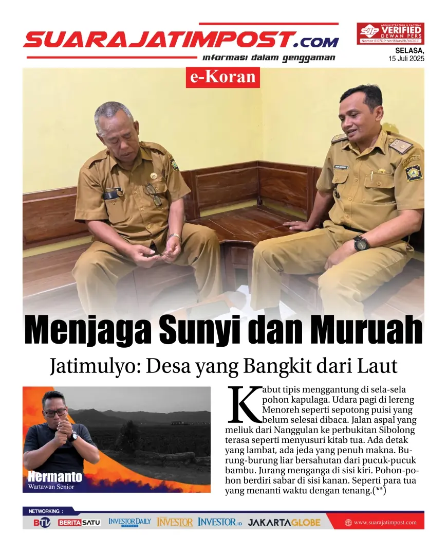 eKoran, Edisi Selasa, 15 Juli 2025
