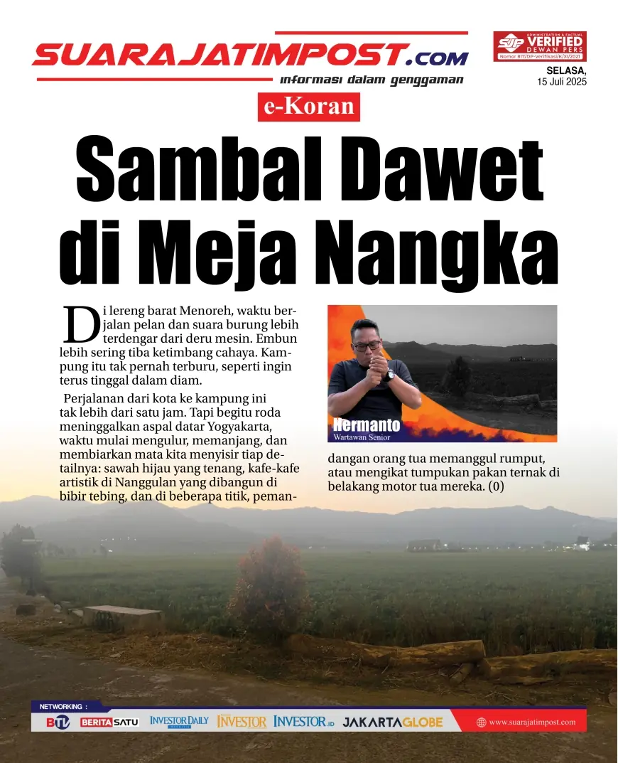 eKoran, Edisi Selasa, 15 Juli 2025