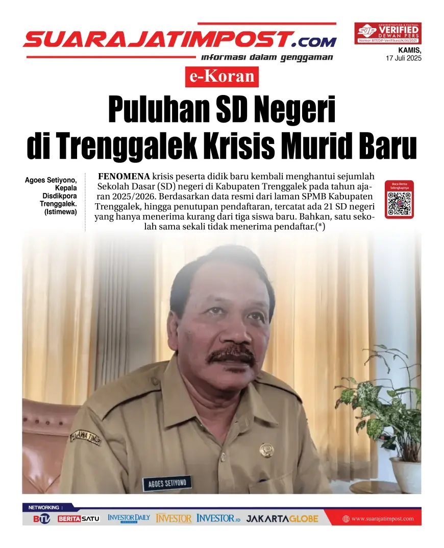 eKoran, Edisi Kamis, 17 Juli 2025