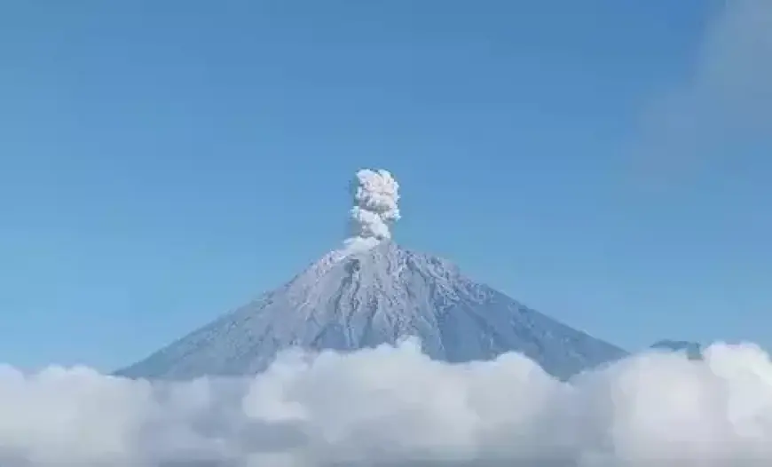Semeru Erupsi Dua Kali, Warga Diminta Waspada