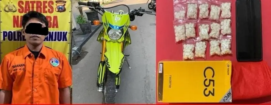 Mata Rantai Peredaran Narkoba di Nganjuk Terbongkar, Bandar Besar Masih DPO