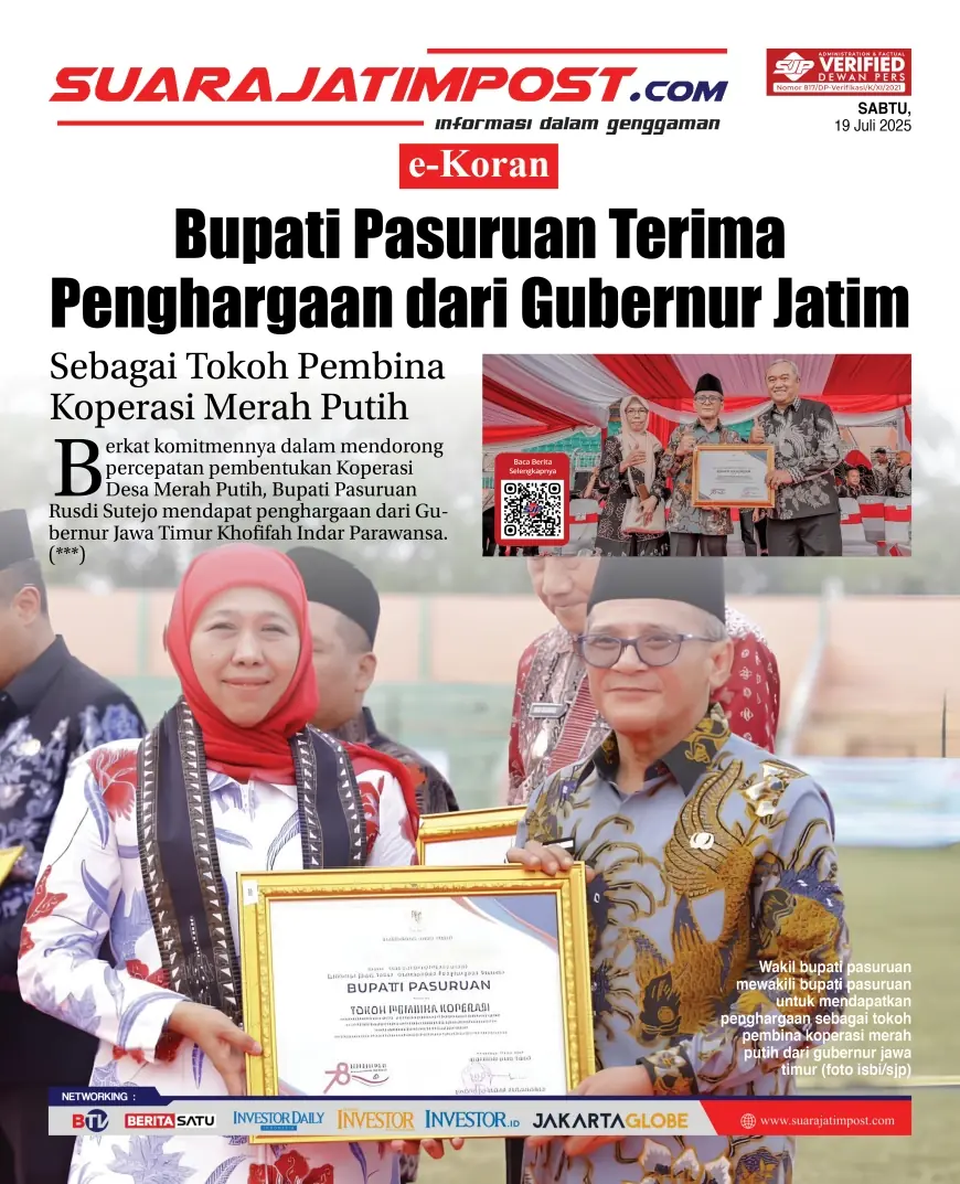 eKoran, Edisi Sabtu, 19 Juli 2025
