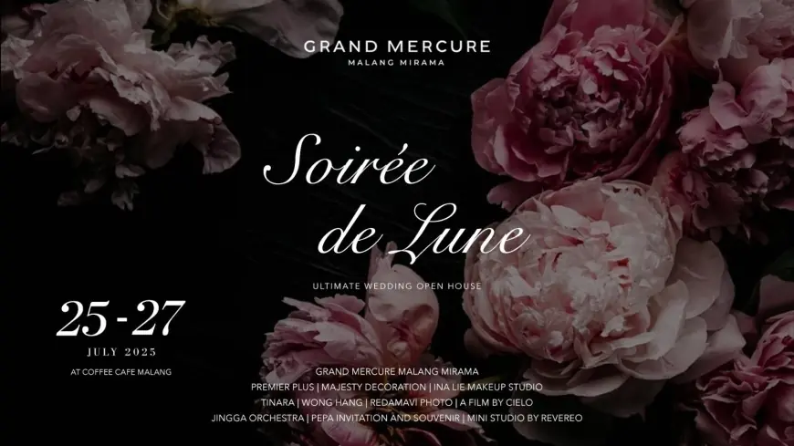 Soirée de Lune, Tren Pernikahan Premium Bakal Hadir di Grand Mercure Malang