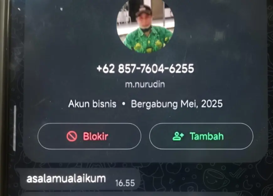 Hati-Hati Penipuan Modus Minta Pulsa Memakai Foto Profil Kades di Jombang