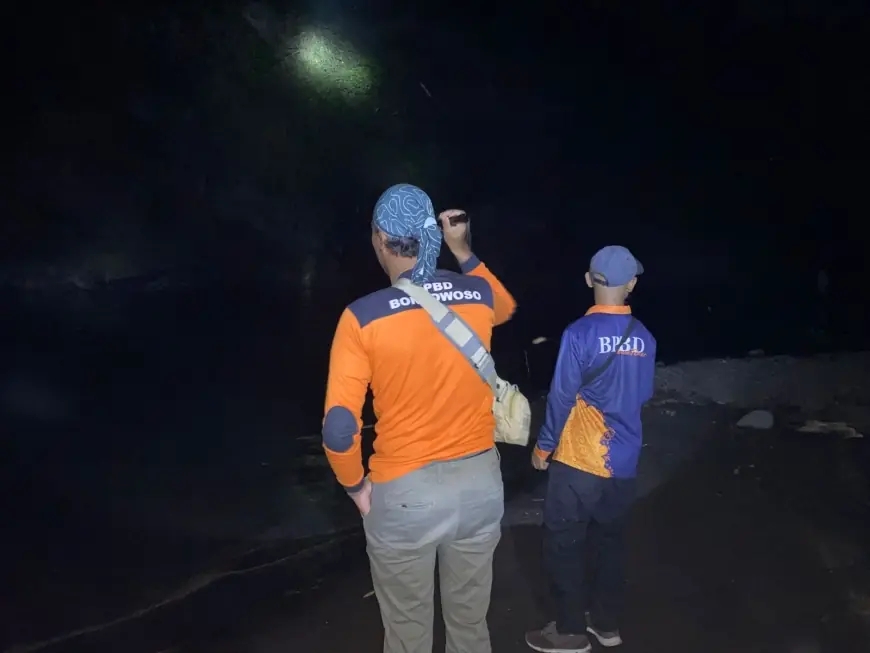 Mancing dan Mandi di Aliran Sungai Sampean Baru, Seorang Pelajar di Bondowoso Dilaporkan Hilang