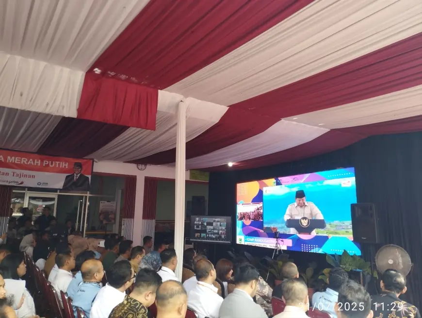 Presiden Prabowo Resmikan Puluhan Ribu Kopdes Merah Putih, 390 di Antaranya Ada di Malang