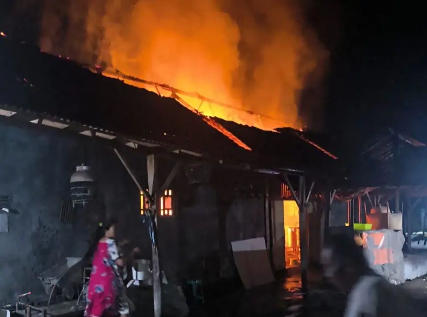 Tempat Produksi Tahu di Trenggalek Terbakar, Kerugian Ditaksir Puluhan Juta