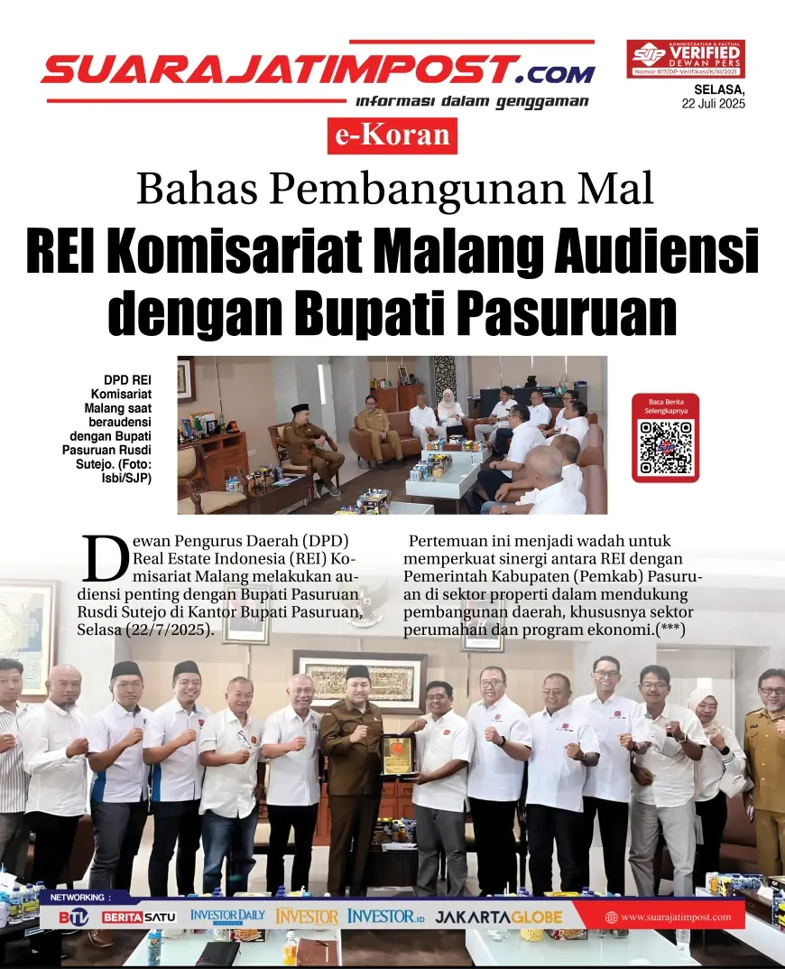 eKoran, Edisi Selasa, 22 Juli 2025