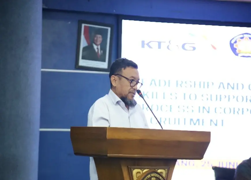 Gandeng PT KT&G, Polinema Gelar Kuliah Tamu tentang Rekrutmen Dunia Kerja
