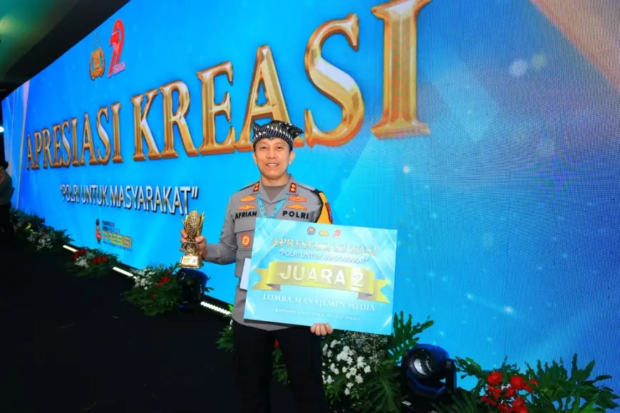 Polres Bojonegoro Raih Juara II Lomba Manajemen Media di Hari Bhayangkara ke-79