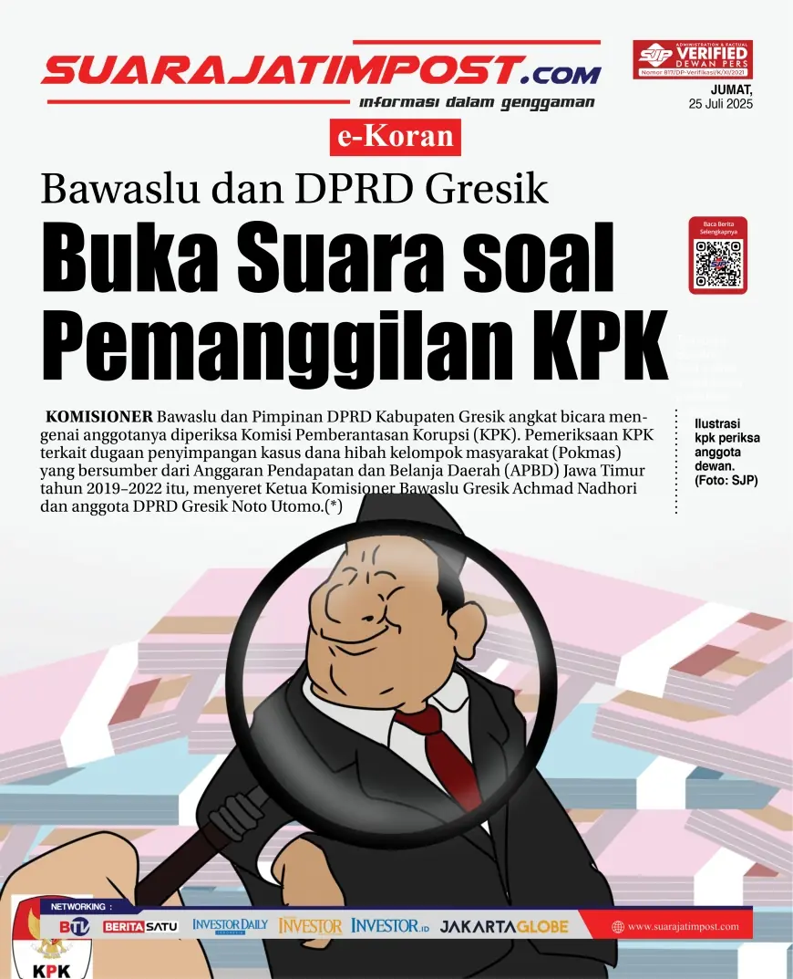 eKoran, Edisi Jumat, 25 Juli 2025