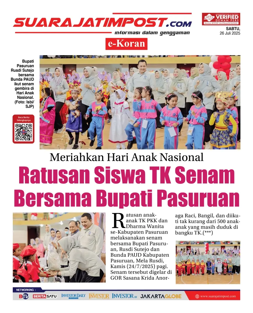eKoran, Edisi Sabtu, 26 Juli 2025