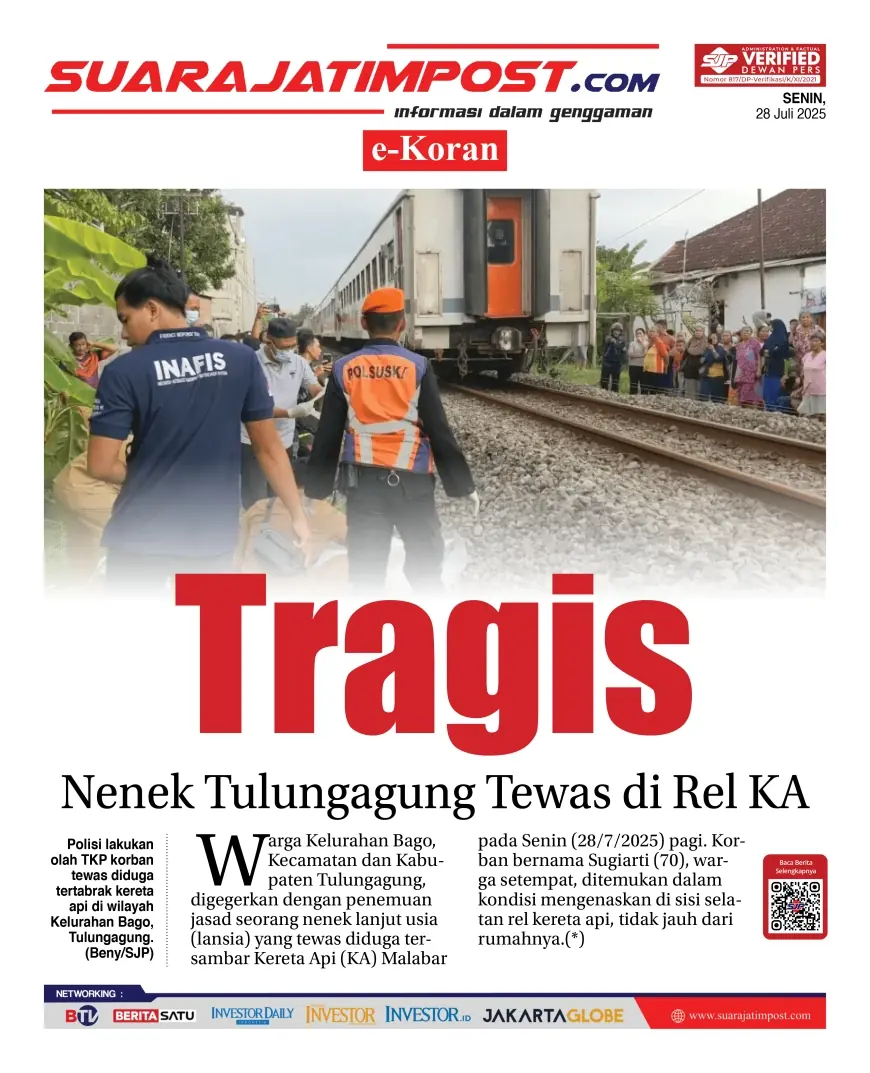 eKoran, Edisi Senin, 28 Juli 2025