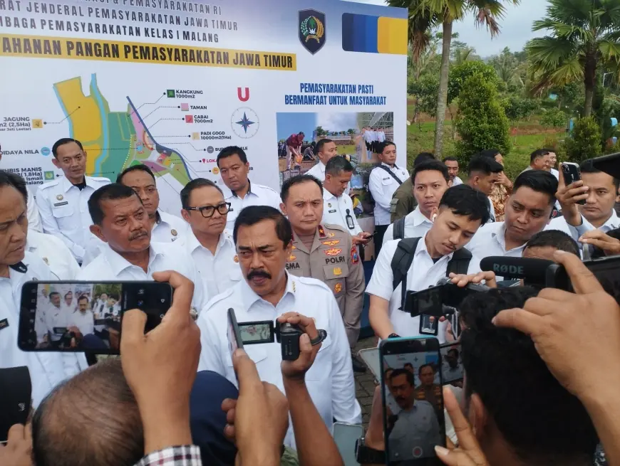 Menteri Imipas Dorong SAE L'SIMA Malang Jadi Model Nasional Ketahanan Pangan Warga Binaan Lapas