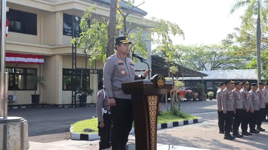 Kapolres Nganjuk Apresiasi Suksesnya Peringatan HUT ke 79 Bhayangkara