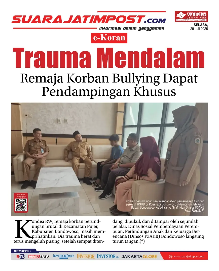 eKoran, Edisi Selasa, 29 Juli 2025