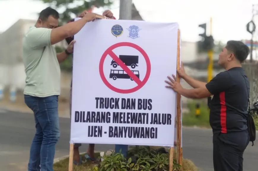 Volume Kendaraan Jalur Alternatif Bondowoso – Banyuwangi Via Ijen Meningkat 20 Persen, Ini Imbauan Dishub