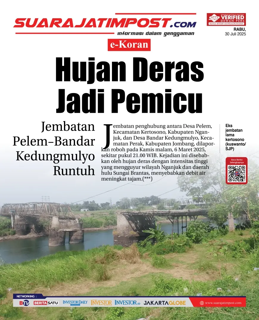 eKoran, Edisi Rabu, 30 Juli 2025