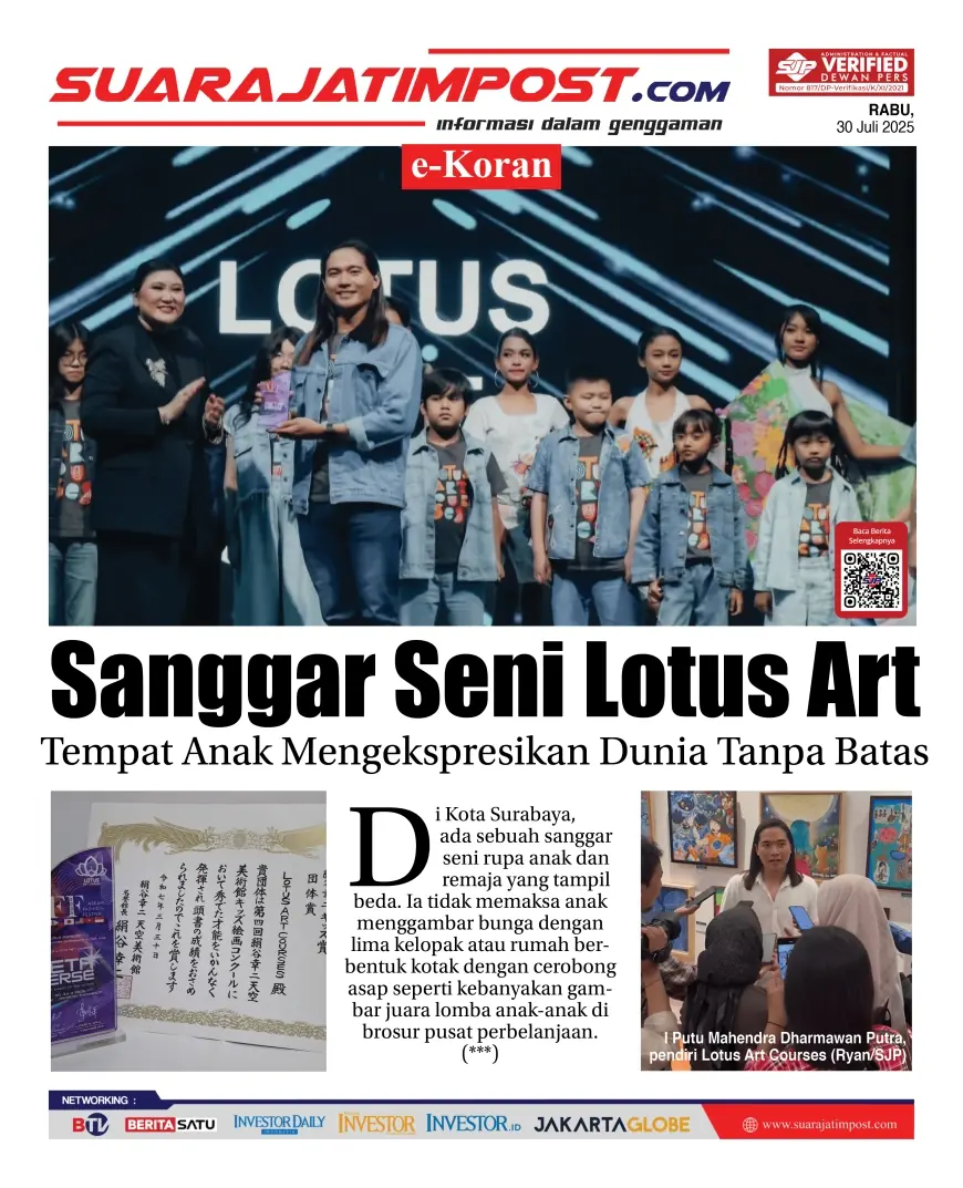eKoran, Edisi Rabu, 30 Juli 2025