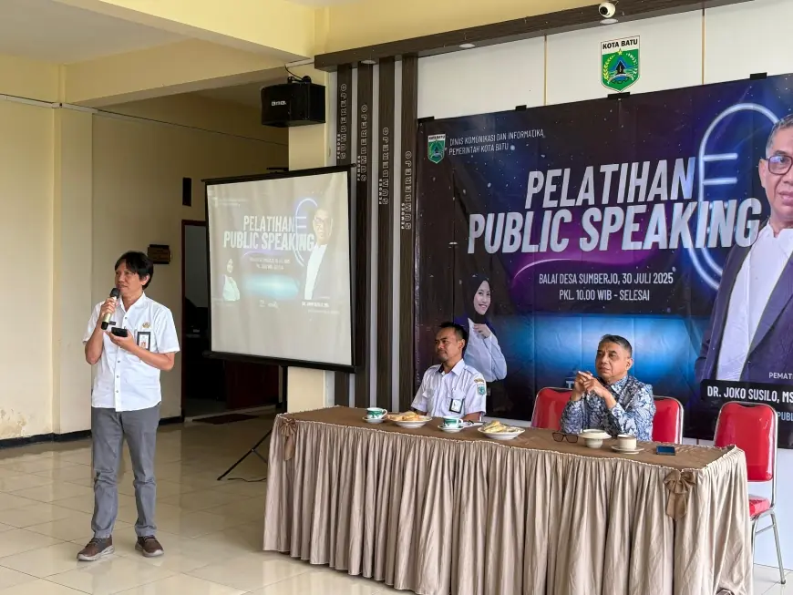 Ujung Tombak Informasi, KIM Kota Batu Dapat Pembekalan Public Speaking