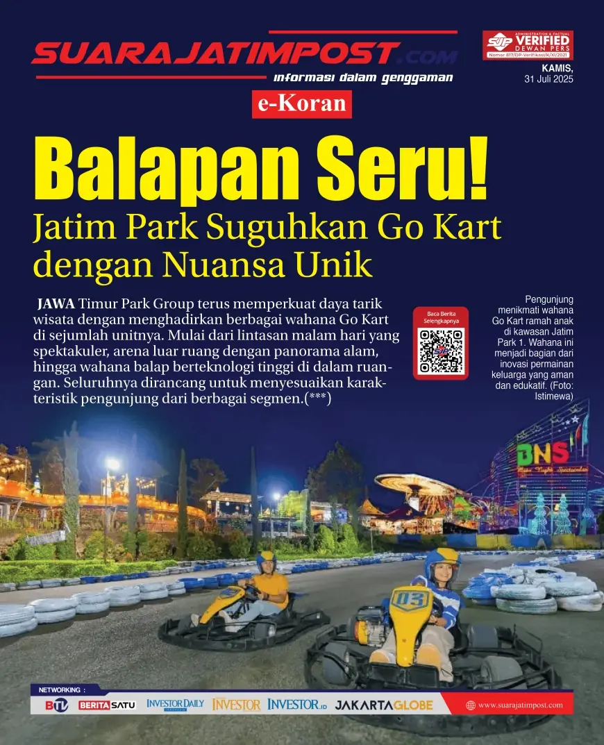 eKoran, Edisi Kamis, 31 Juli 2025