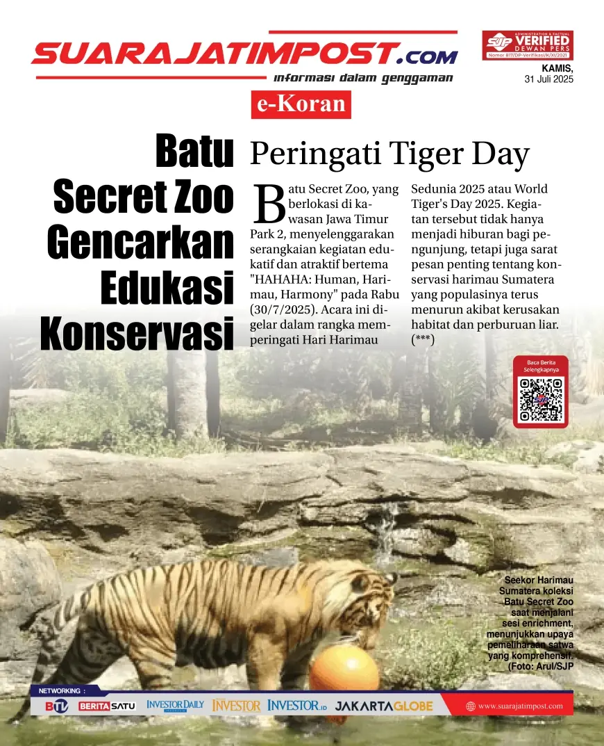 eKoran, Edisi Kamis, 31 Juli 2025
