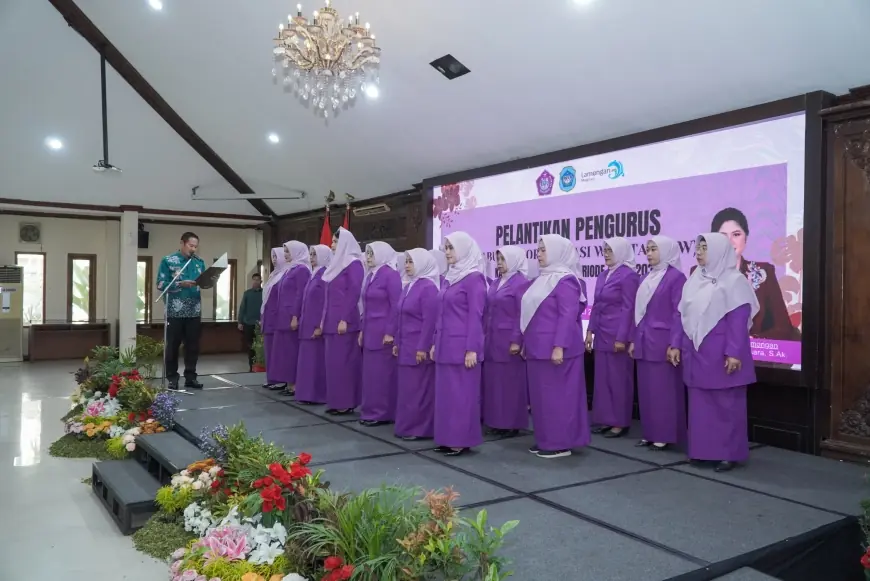 Bupati Lamongan Lantik 28 Pengurus GOW, Dorong Perempuan Lebih Aktif dalam Pembangunan