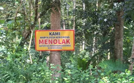 Warga Keboireng Tolak Penggalian Tambang Emas di Lereng Gunung Senarang