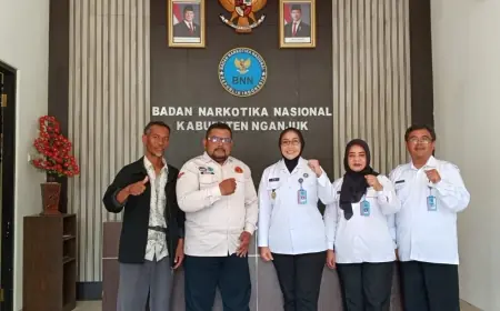 Ketua LRPPN Bhayangkara Indonesia DPD Nganjuk Sharing Pencegahan Narkoba Bareng BNN