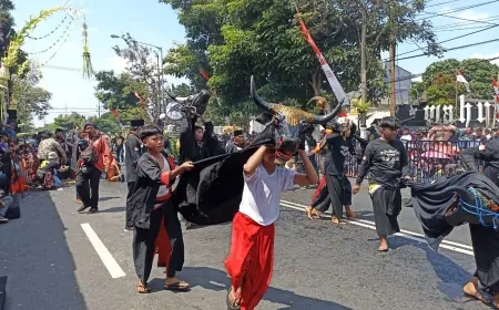 Parade Bantengan Nuswantara Ramaikan Kota Batu, Seniman Dunia Turut Ambil Bagian