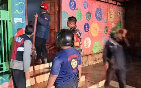Ruang Guru TK di Mojokerto Terbakar, Dokumen Penting Ludes