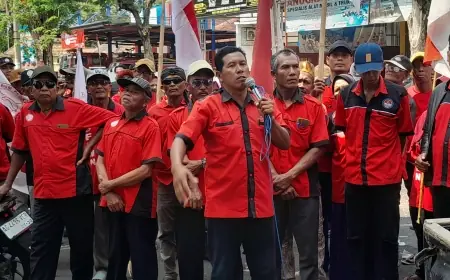Disnaker Nganjuk Didemo, Massa Tuntut Transparansi dan Reformasi Ketenagakerjaan