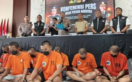 22 Kasus Narkoba di Mojokerto Terbongkar, Barang Bukti Capai Ratusan Juta Rupiah