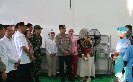 Kapolres Tulungagung Resmikan SPPG, Target Produksi Ribuan Porsi Makanan Sehat Setiap Hari