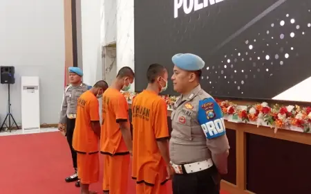 Polres Blitar Amankan 9 Pelaku Pengeroyokan, Enam Orang Masih di Bawah Umur